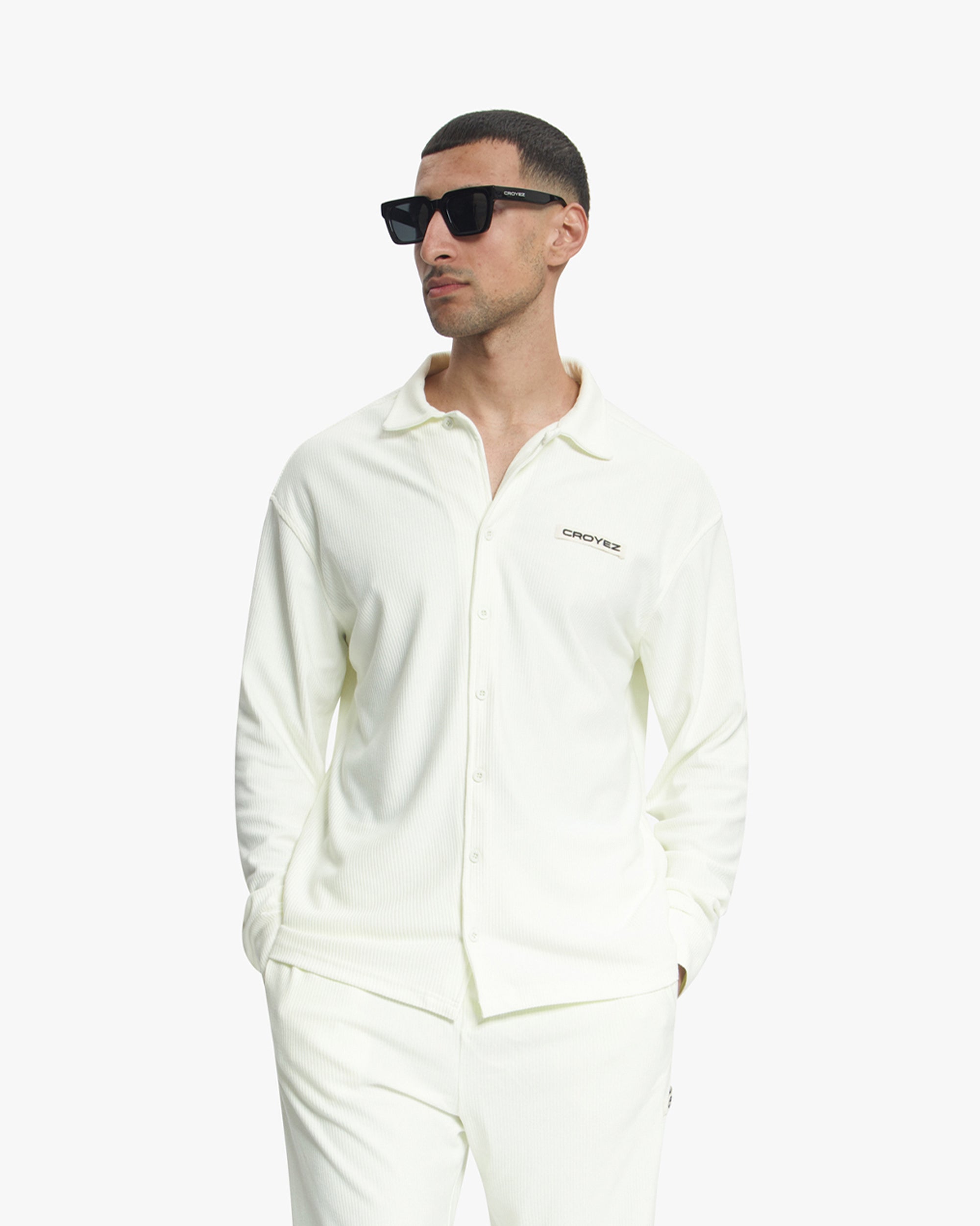 Croyez Plisse Longsleeve Shirt | Off-White