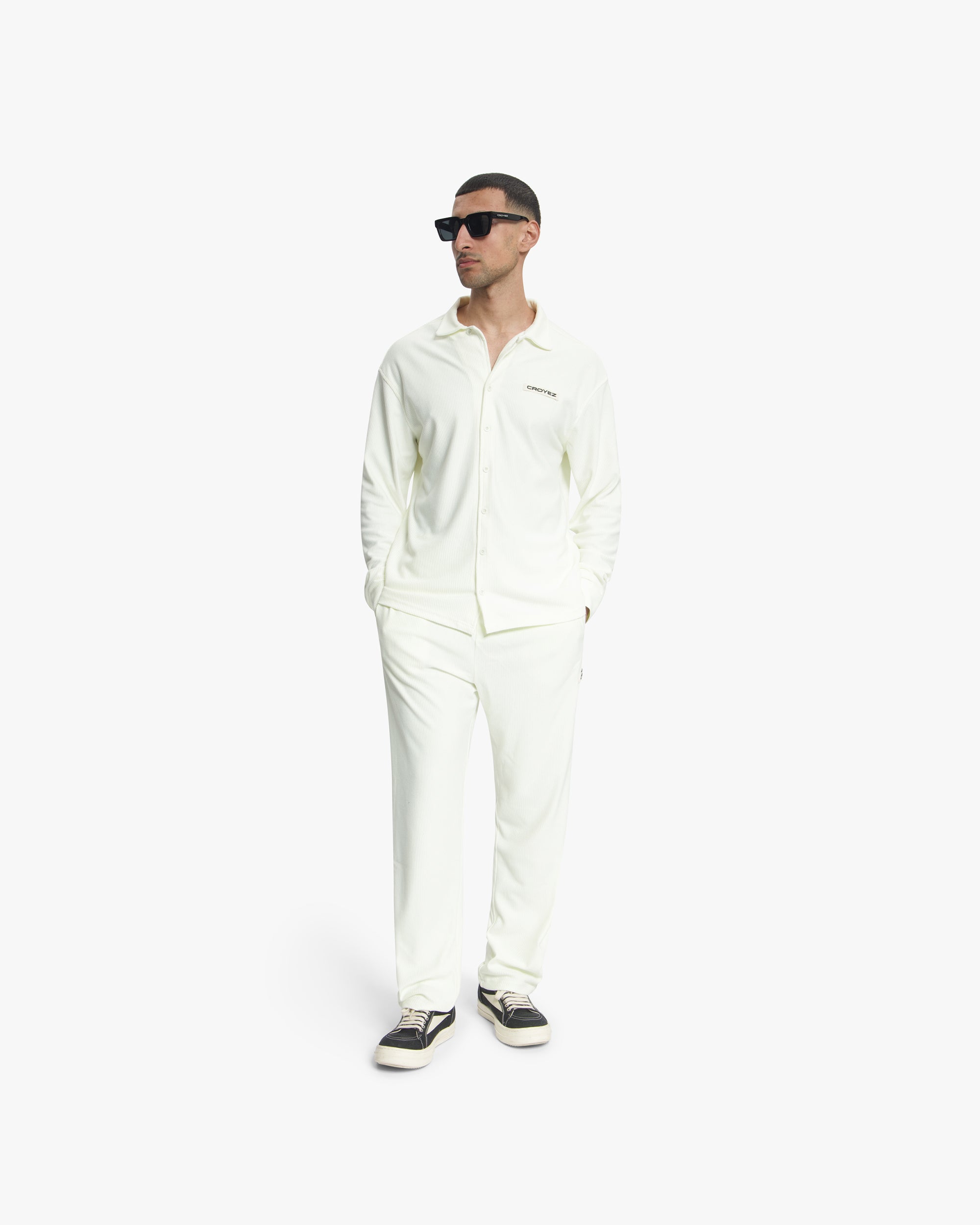 Croyez Plisse Longsleeve Shirt | Off-White