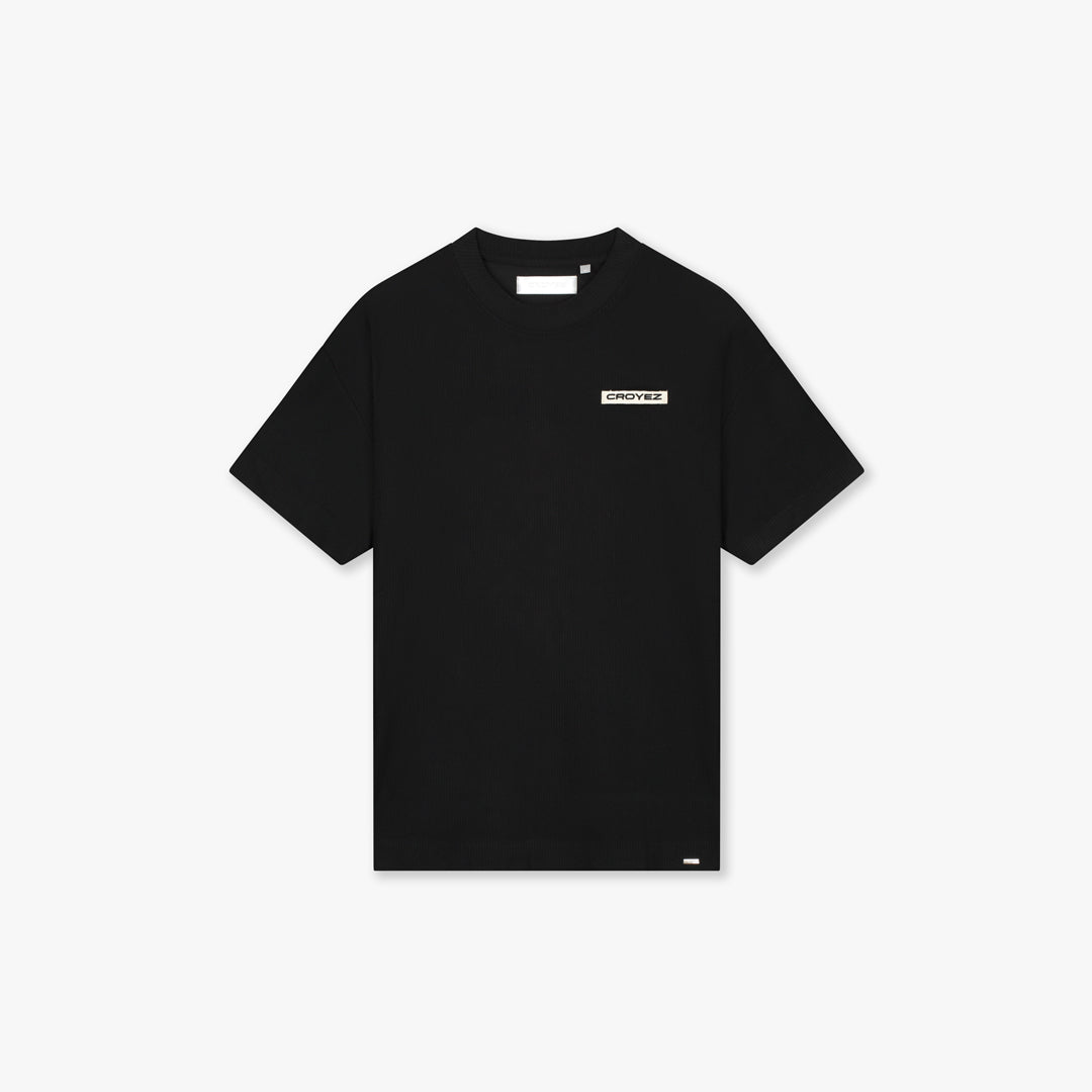 Croyez Plisse T-Shirt | Black