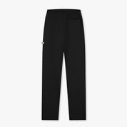 Croyez Plisse Straight Leg Pants | Black