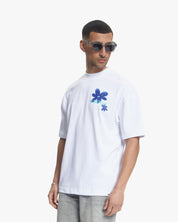 Croyez Botanique T-Shirt | White/Tiffany Blue