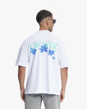 Croyez Botanique T-Shirt | White/Tiffany Blue
