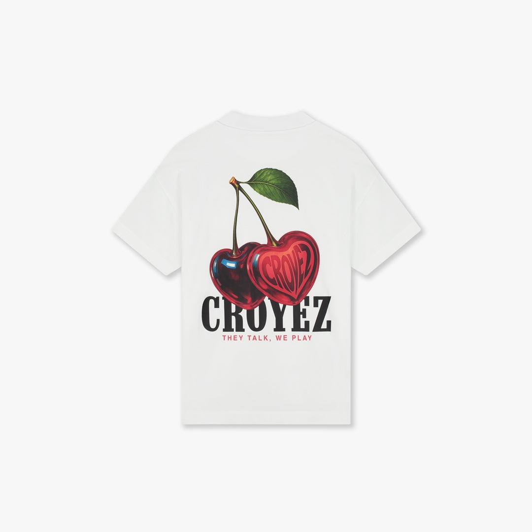 Croyez Cerise D'Amour T-Shirt | White