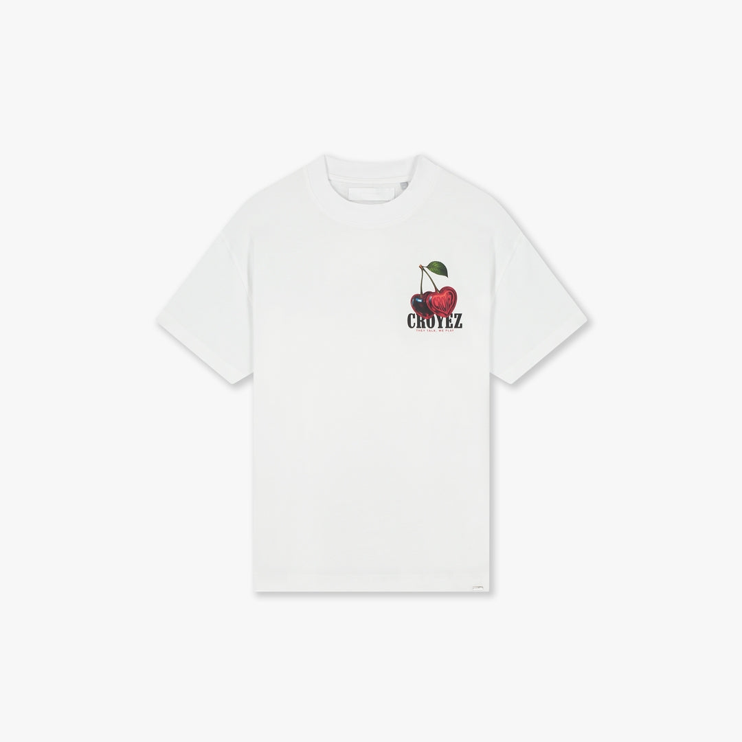 Croyez Cerise D'Amour T-Shirt | White