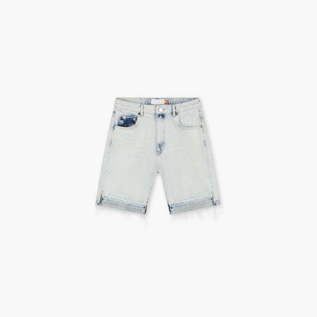  Croyez CD2 Stepped Hem Shorts | Light Blue