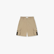 Croyez Etiquette Nylon Shorts | Beige