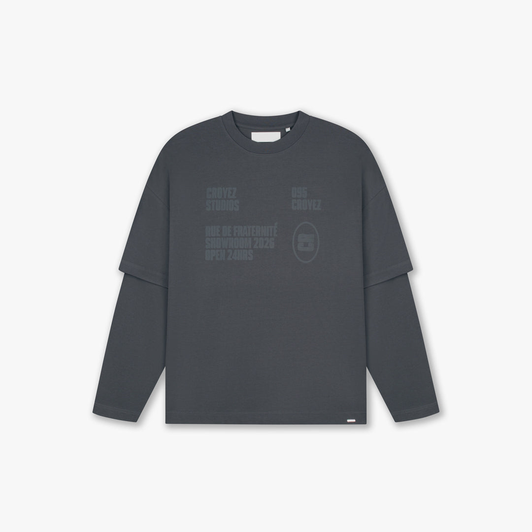  Croyez Showroom Double Sleeve T-Shirt | Antra