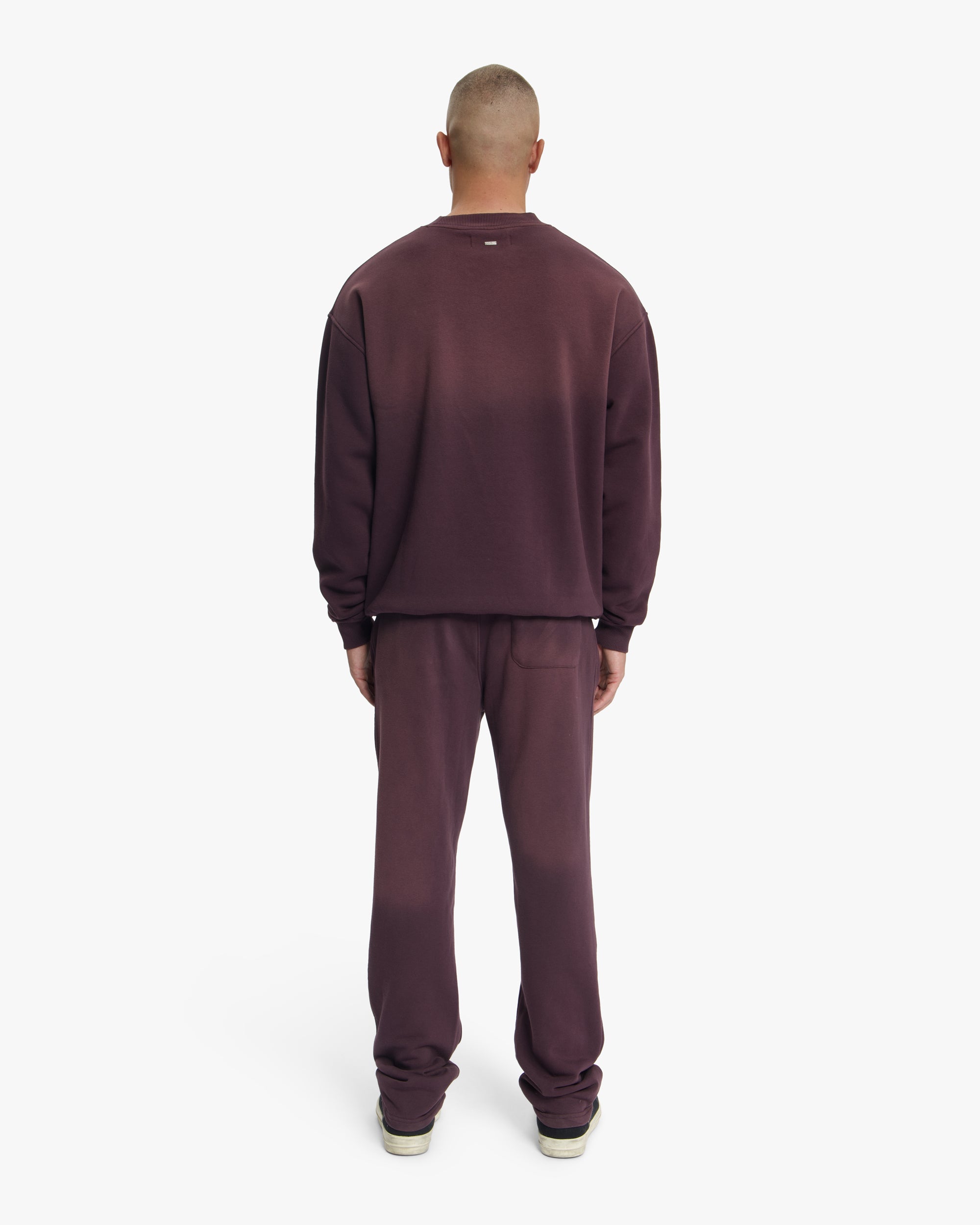Croyez Studio Faded Straight Leg Sweatpants | Raisin Red