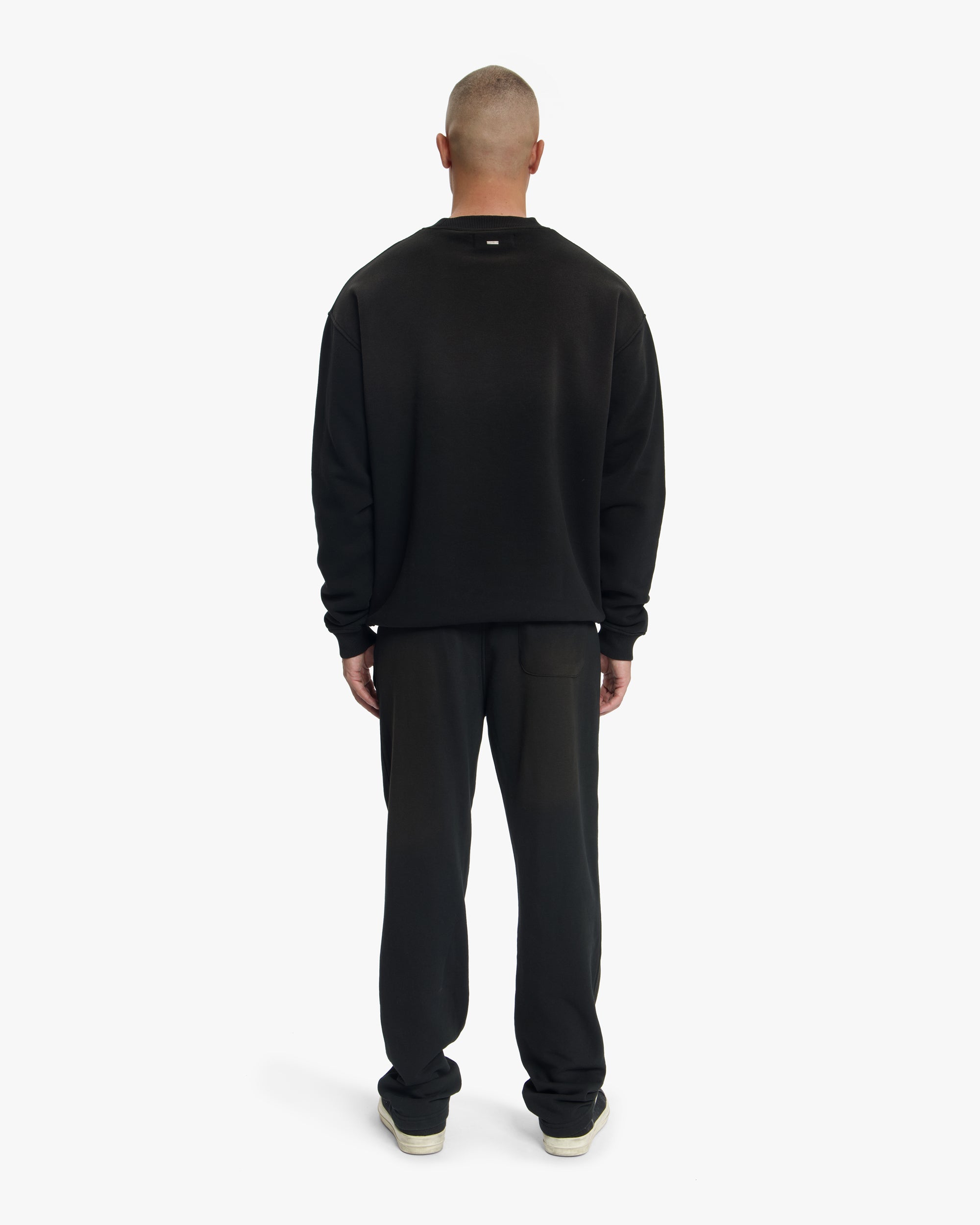 Croyez Studio Faded Straight Leg Sweatpants | Black