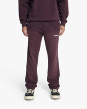 Croyez Studio Faded Straight Leg Sweatpants | Raisin Red