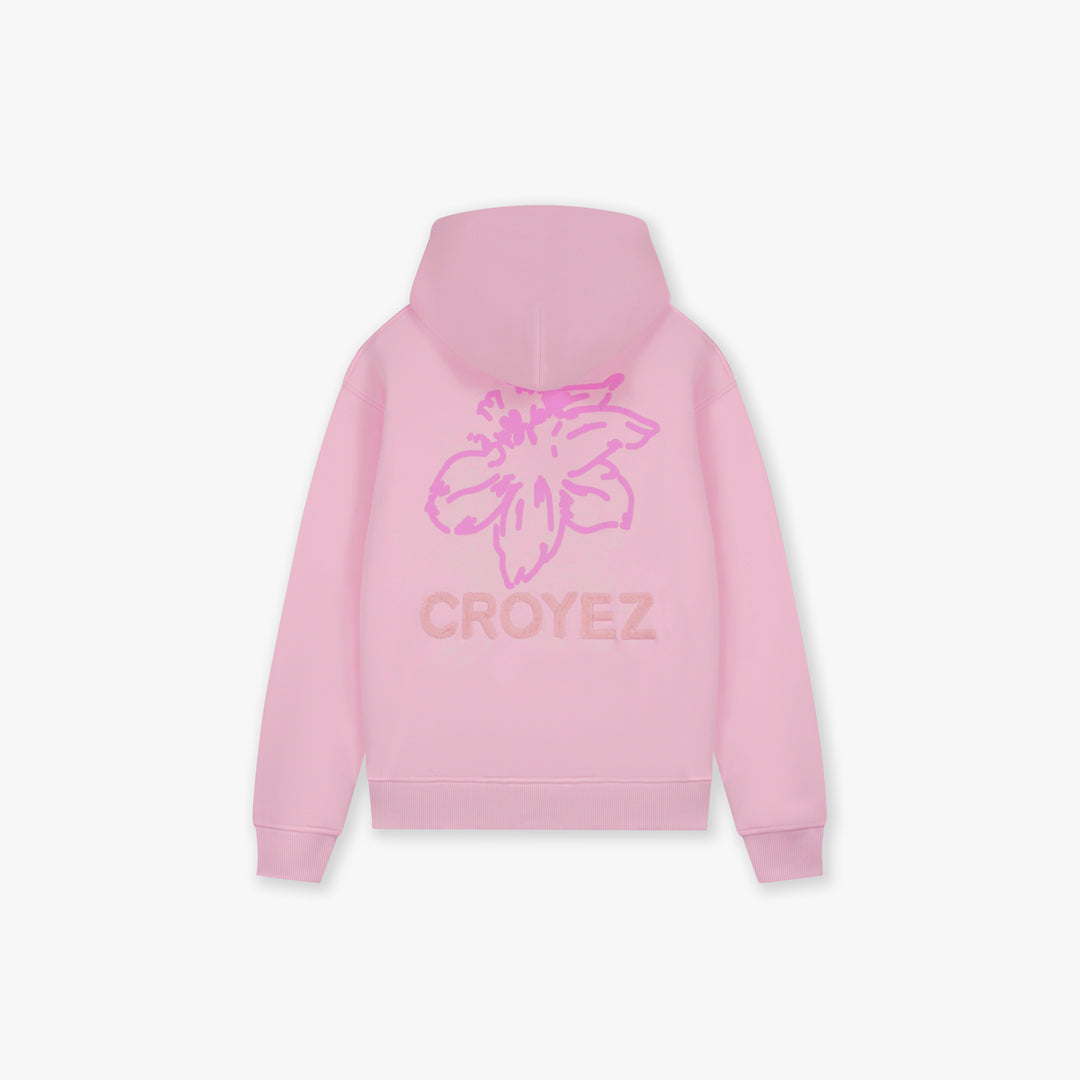 Croyez Gardener Zip Hoodie | Pink