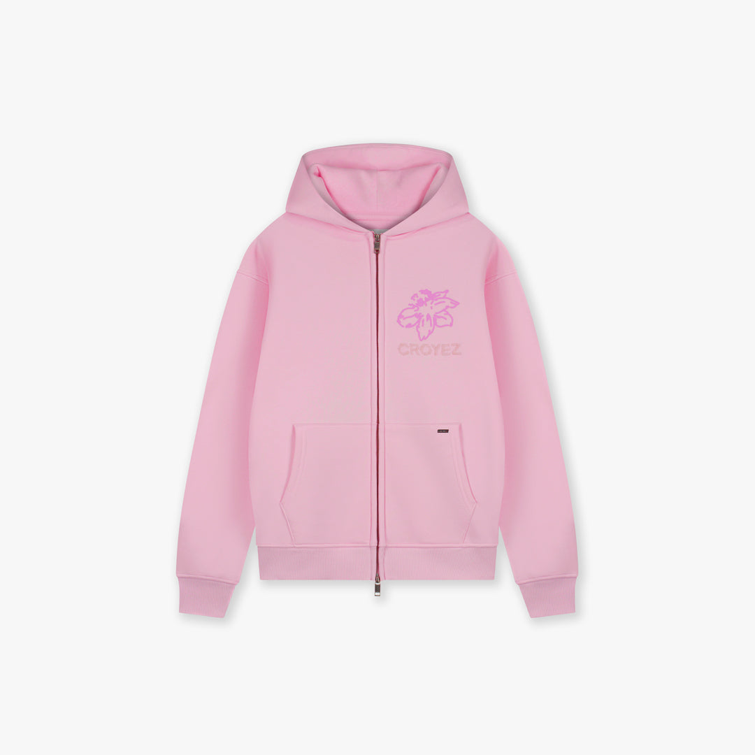 Croyez Gardener Zip Hoodie | Pink