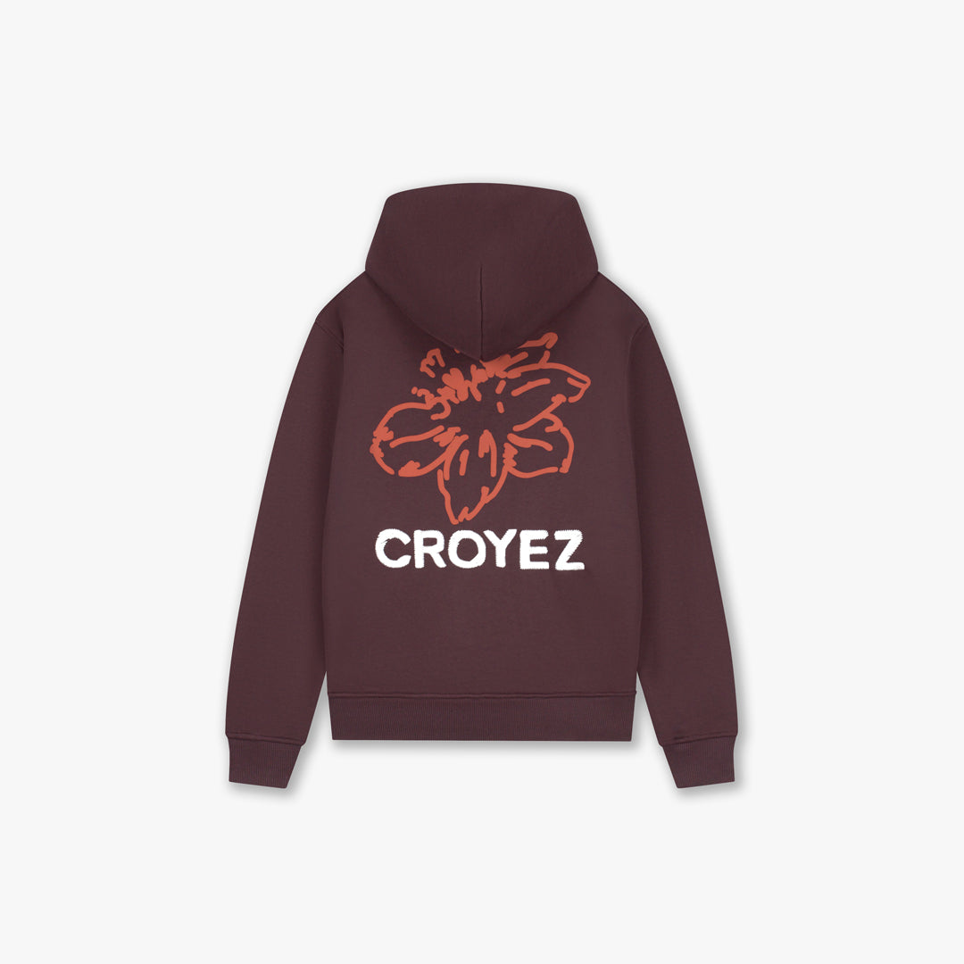 Croyez Gardener Zip Hoodie | Raisin Red