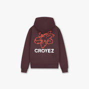 Croyez Gardener Zip Hoodie | Raisin Red