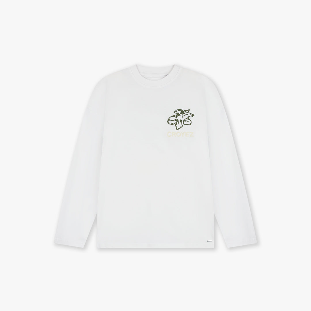 Croyez Gardener Longsleeve T-Shirt | White