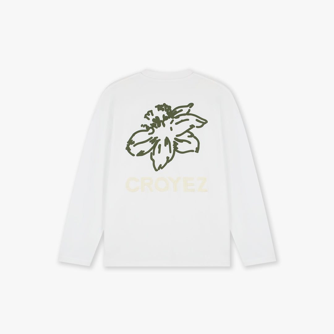 Croyez Gardener Longsleeve T-Shirt | White