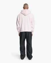 Croyez Studio Damaged Zip Hoodie | Pink