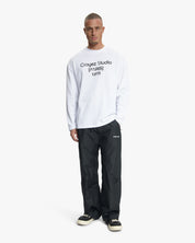 Croyez Studio Damaged Longsleeve T-Shirt | White