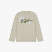 Croyez Silhouette 2.0 Longsleeve T-Shirt | Light Beige