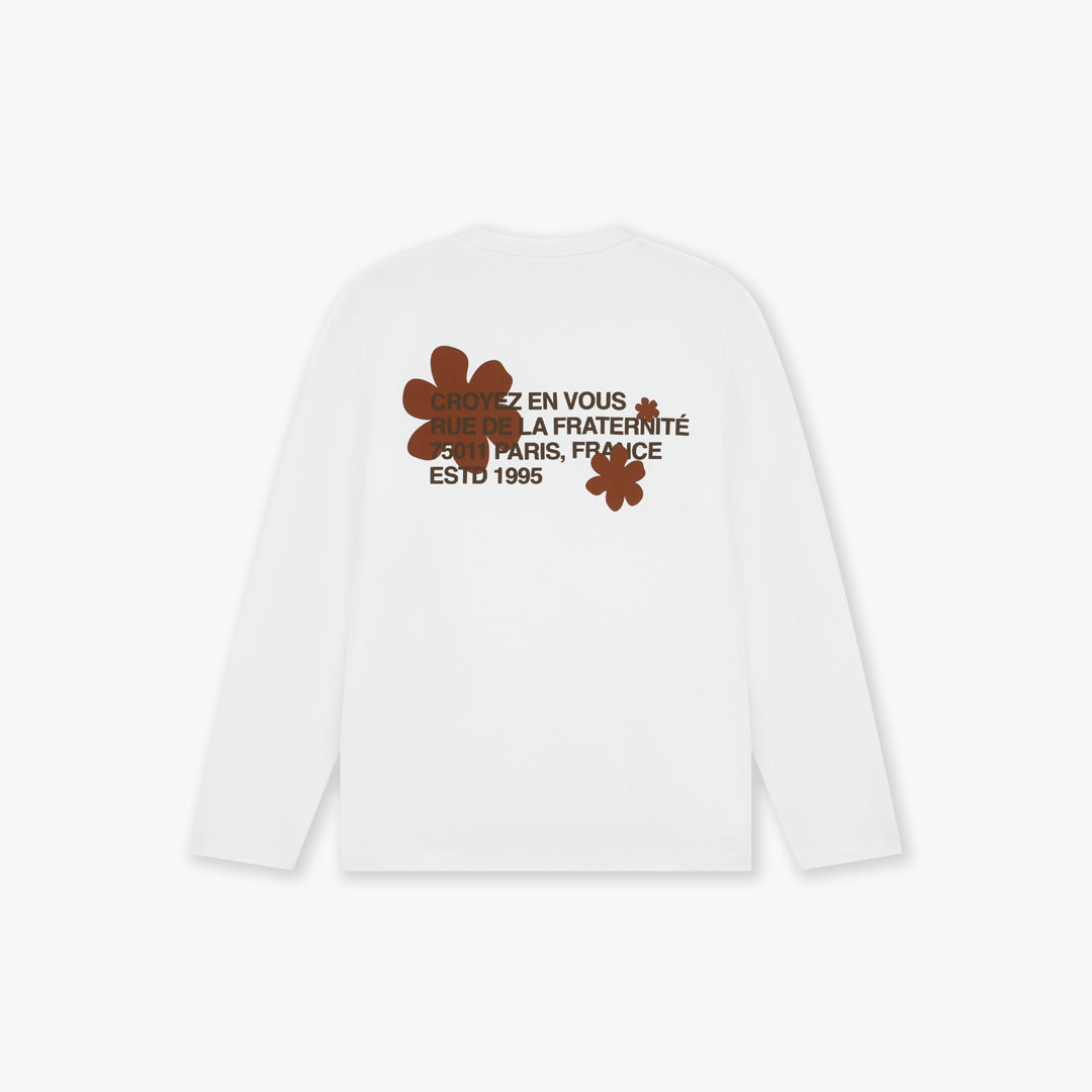 Croyez Silhouette 2.0 Longsleeve T-Shirt | White