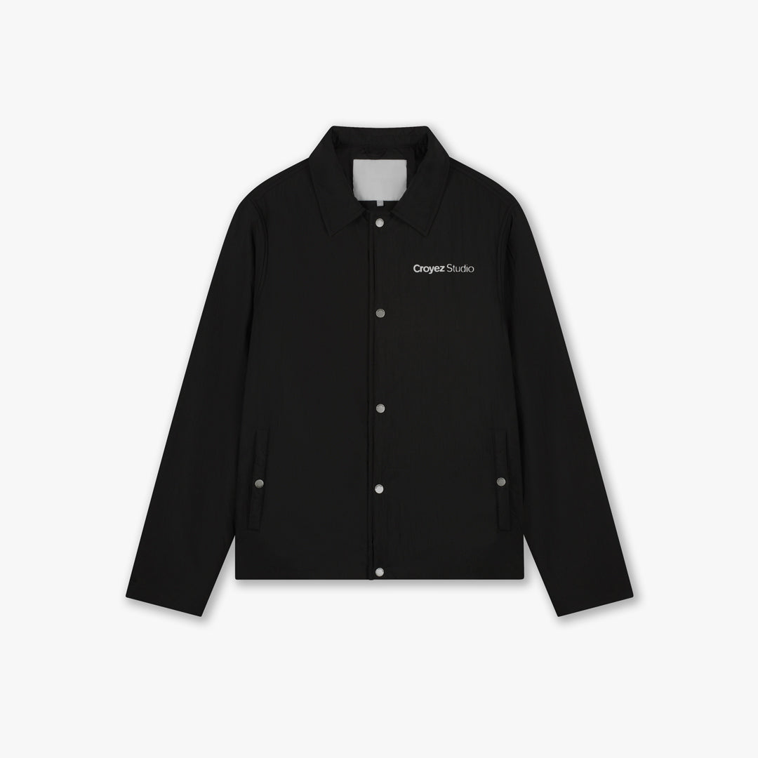 Croyez Studio Padded Coach Jacket | Black