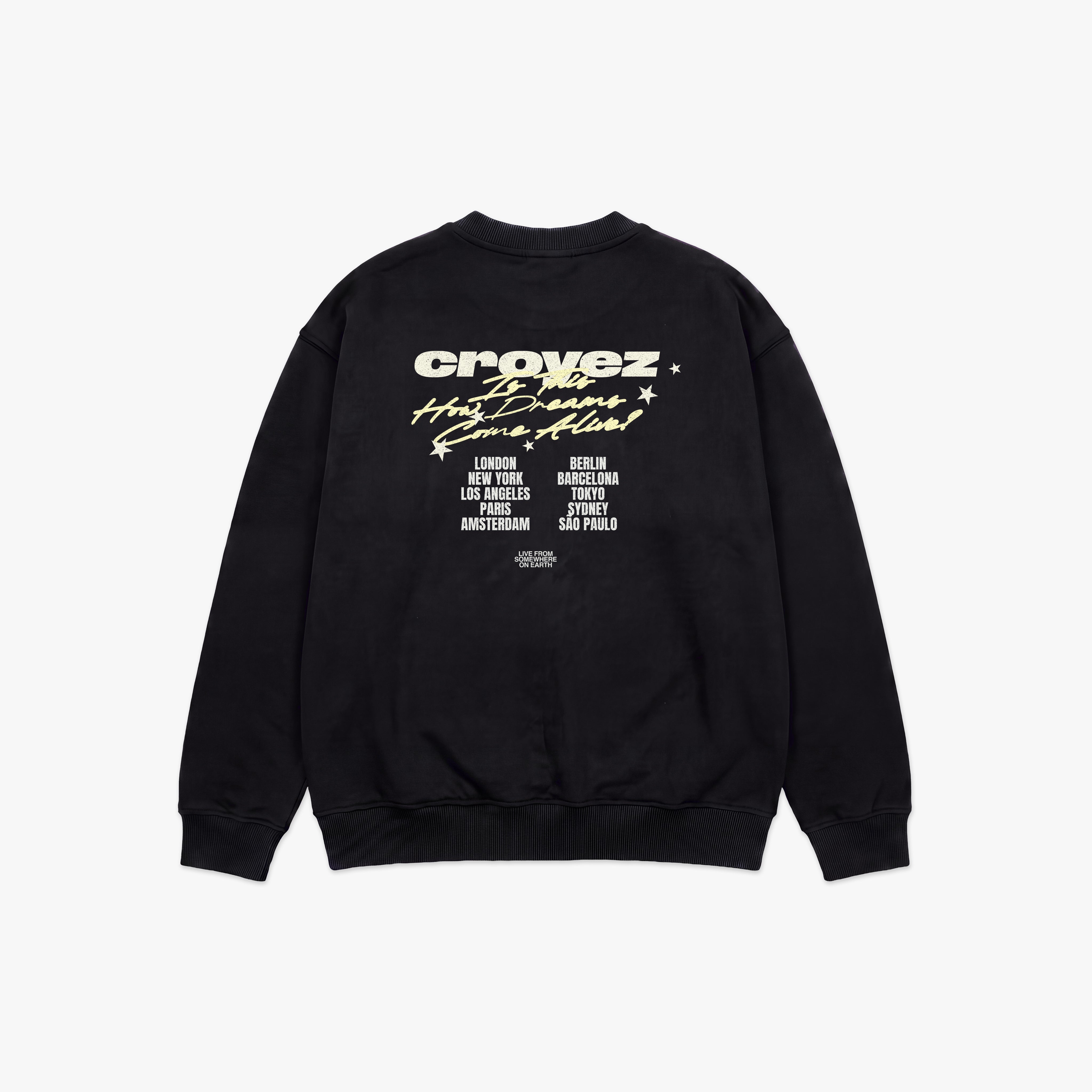 Croyez Worldtour Heavy Sweater | Black