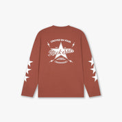 Croyez Rockstar Longsleeve T-Shirt | Melted Red