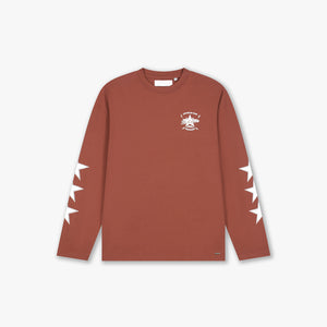 Croyez Rockstar Longsleeve T-Shirt | Melted Red