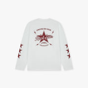 Croyez Rockstar Longsleeve T-Shirt | White/Cherry