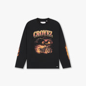 Croyez Firestorm Longsleeve T-Shirt | Black