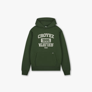 Croyez Heavyweight College Hoodie | Forest Green