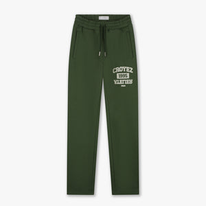 Croyez Heavyweight College Relaxed Sweatpants | Forest Green