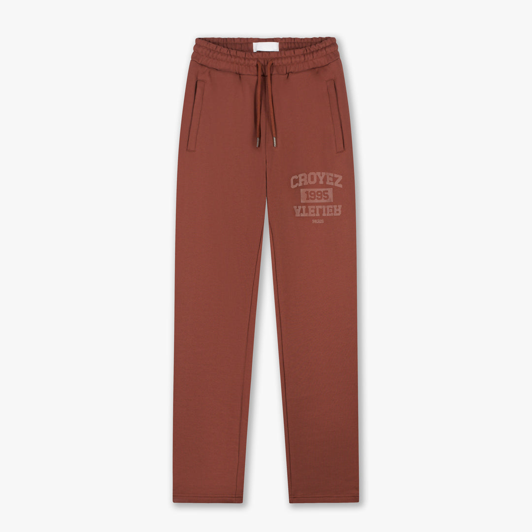 Croyez Heavyweight College Relaxed Sweatpants | Melted Red