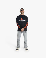 Croyez Service Dept Longsleeve | Black/Orange