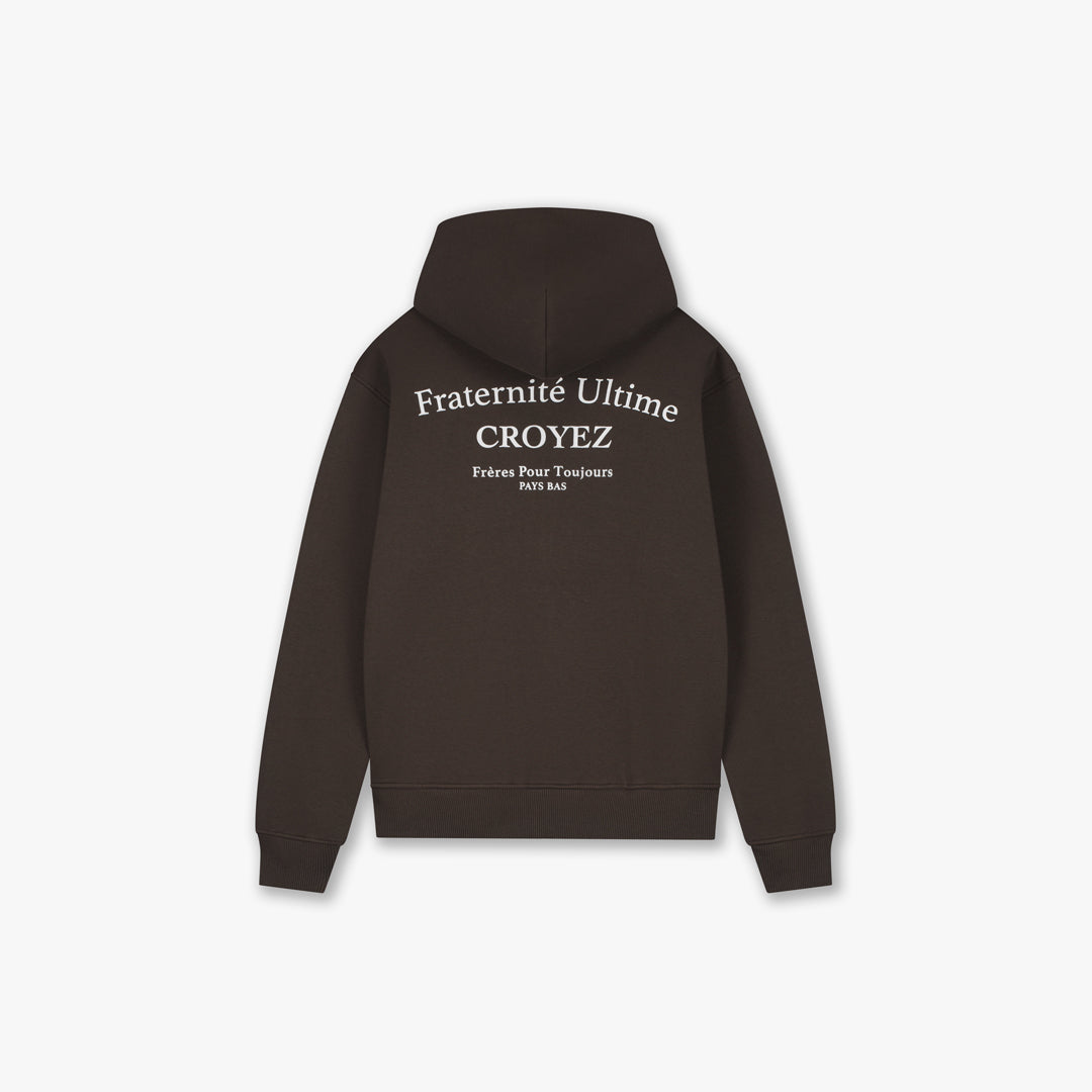 CRD10999001_Dark_Brown_Croyez_Fraternite_Ultime_Zip_Hoodie_Back.jpg