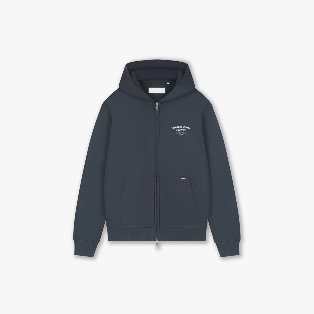  Croyez Fraternité Ultime Zip Hoodie | Navy