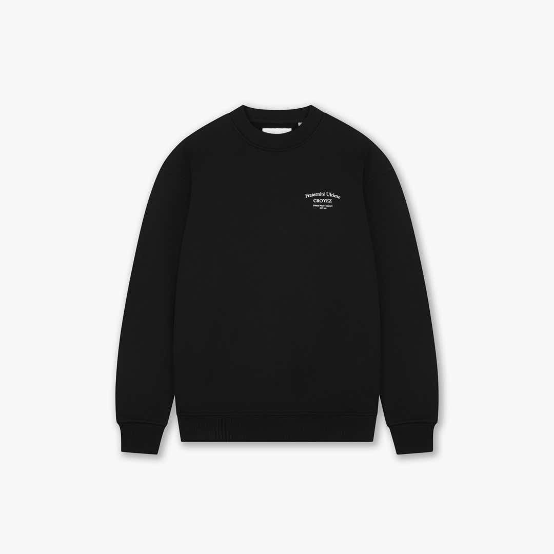  Croyez Fraternité Ultime Sweater | Black