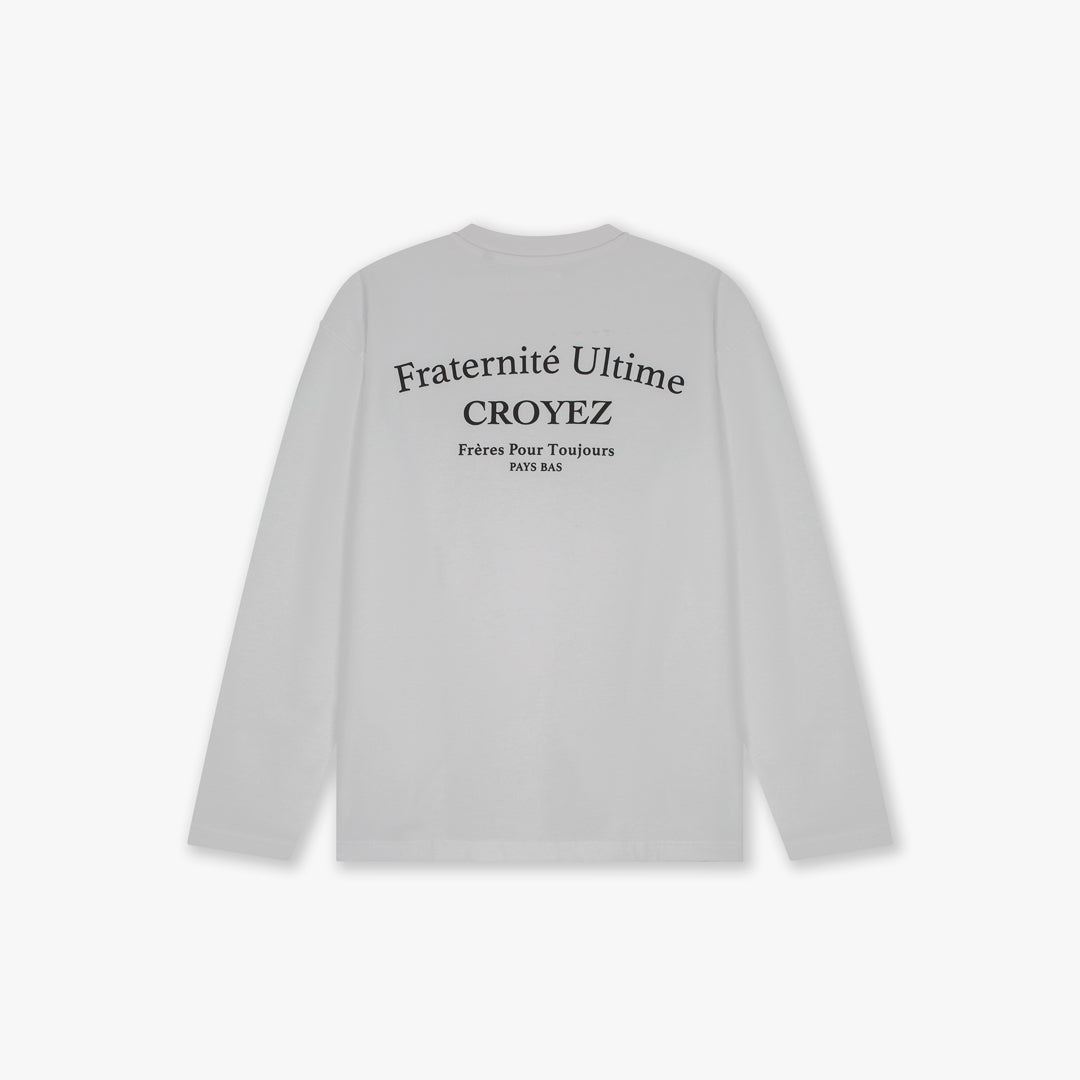 Croyez Fraternité Ultime Longsleeve T-Shirt | White