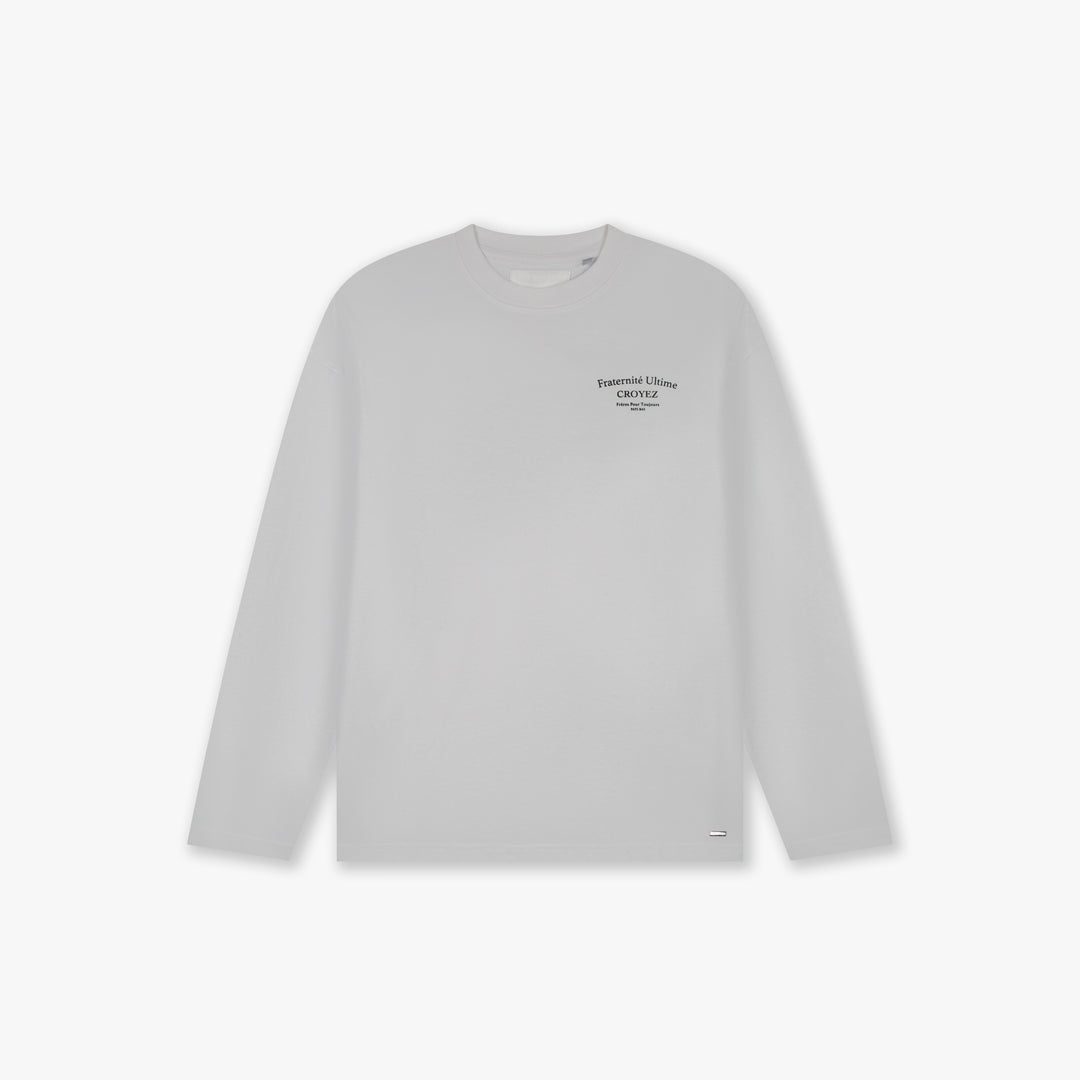  Croyez Fraternité Ultime Longsleeve T-Shirt | White
