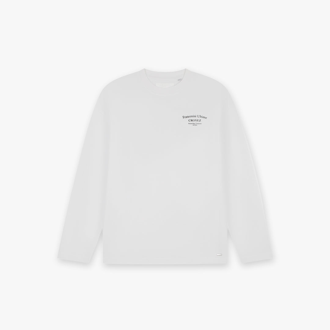 Croyez Fraternité Ultime Longsleeve T-Shirt | White