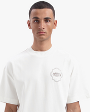 CROYEZ MOROCCAN T-SHIRT | OFF-WHITE/BROWN