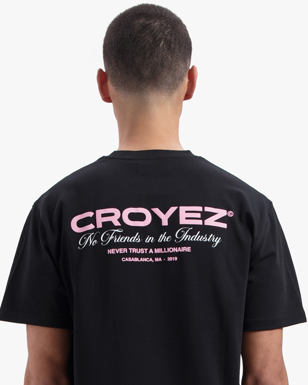 CROYEZ ARTWORK T-SHIRT | BLACK/PINK