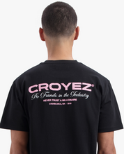 CROYEZ ARTWORK T-SHIRT | BLACK/PINK