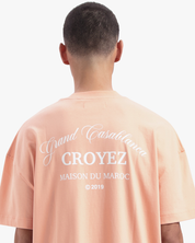 CROYEZ GRAND CASABLANCA T-SHIRT | PEACH