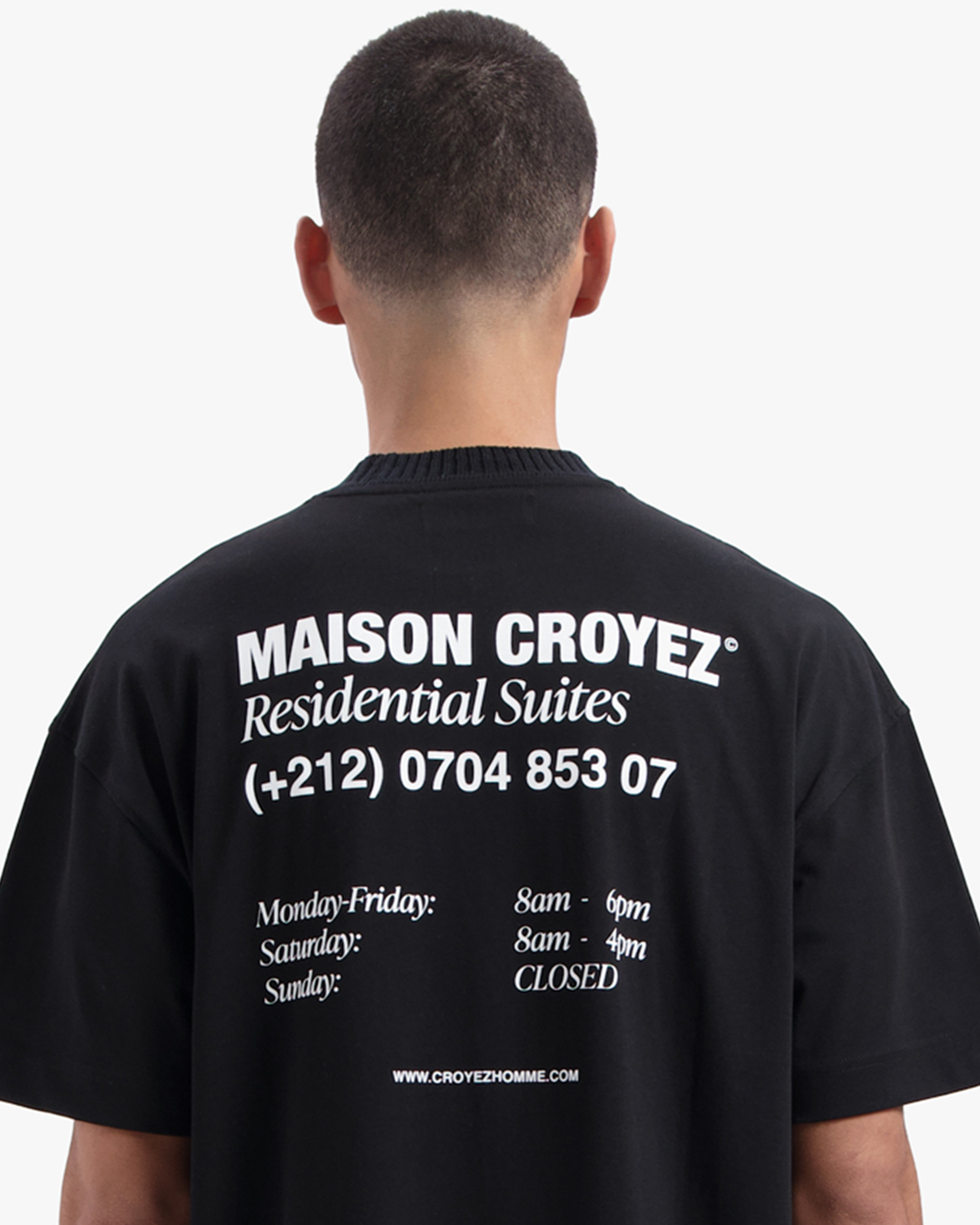 CROYEZ MAISON T-SHIRT | BLACK