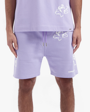 CROYEZ INITIAL FLOWER SHORTS | LILAC