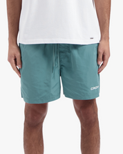 CROYEZ ARTWORK SWIM SHORTS | GREEN