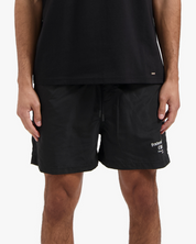 CROYEZ FRATERNITÉ SWIM SHORTS | BLACK/WHITE