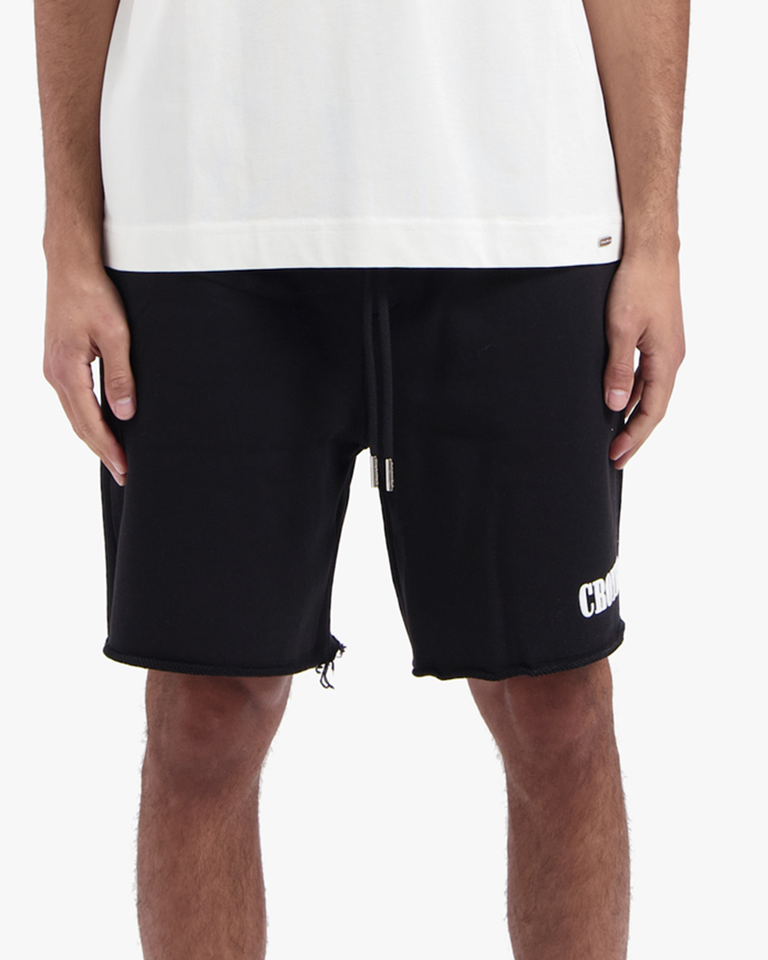 CROYEZ SMOKING LOGO SHORTS | BLACK