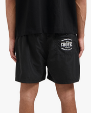 CROYEZ STAMP SWIM SHORTS | BLACK
